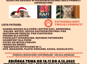 Zbiórka darów dla Schroniska